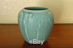 Vintage Rookwood Pottery Arts & Crafts Cabinet Vase XLVI 1946 #6432 Dusty Blue