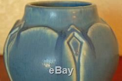 Vintage Rookwood Pottery Arts & Crafts Cabinet Vase XXIV 1924 #2089 Matte Blue