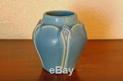 Vintage Rookwood Pottery Arts & Crafts Cabinet Vase XXIV 1924 #2089 Matte Blue