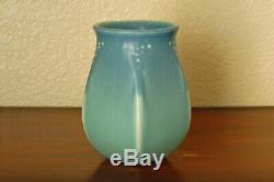 Vintage Rookwood Pottery Arts & Crafts Cabinet Vase XXV 1925 #2811 Matte Blue