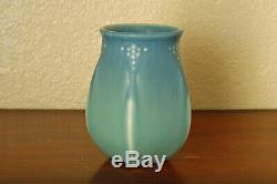 Vintage Rookwood Pottery Arts & Crafts Cabinet Vase XXV 1925 #2811 Matte Blue