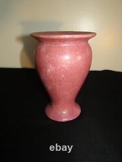 Vintage Roseville Carnelian Pottery Vase