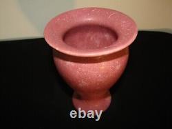 Vintage Roseville Carnelian Pottery Vase