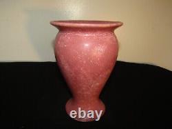 Vintage Roseville Carnelian Pottery Vase