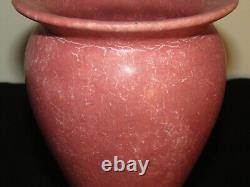 Vintage Roseville Carnelian Pottery Vase