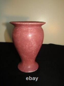 Vintage Roseville Carnelian Pottery Vase