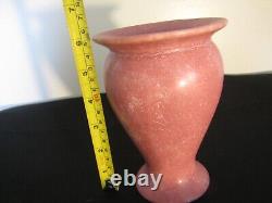 Vintage Roseville Carnelian Pottery Vase