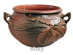 Vintage Roseville Pottery Busberry Hanging Basket #465-5