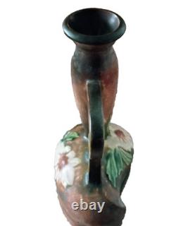 Vintage Roseville Pottery Dahlrose Bud Vase #77-7
