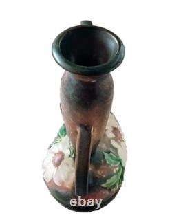 Vintage Roseville Pottery Dahlrose Bud Vase #77-7