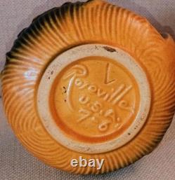 Vintage Roseville Pottery Lot of Four Peony. #3C Creamer. #57-4 Vases. #7-6 Ewer