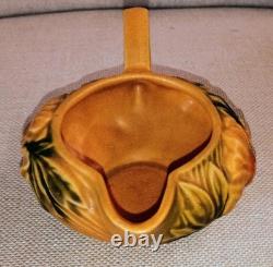 Vintage Roseville Pottery Lot of Four Peony. #3C Creamer. #57-4 Vases. #7-6 Ewer