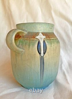 Vintage Roseville Pottery Monticello Vase Arts & Crafts 1931 Montacello Art 560