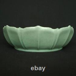 Vintage Royal Haeger Arts & Crafts Mission Revival Matte Green Lotus Bowl 10