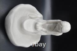 Vintage Signed Van Briggle Pottery Native Maiden Grinding Corn White Satin Glaze