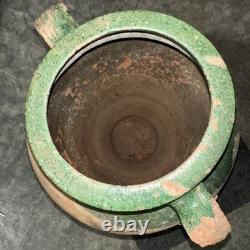 Vintage Terracotta Vase -Pottery Clay Pot 20x13 Very Heavy & Durable Shows Use