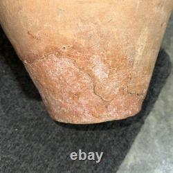 Vintage Terracotta Vase -Pottery Clay Pot 20x13 Very Heavy & Durable Shows Use