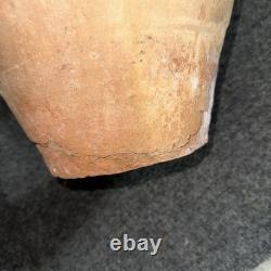 Vintage Terracotta Vase -Pottery Clay Pot 20x13 Very Heavy & Durable Shows Use