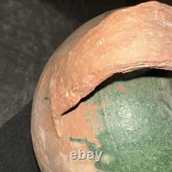 Vintage Terracotta Vase -Pottery Clay Pot 20x13 Very Heavy & Durable Shows Use