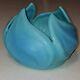 Vintage Van Briggle Art Pottery Vase Antique Turquoise Ming Blue