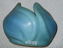 Vintage Van Briggle Art Pottery Vase Antique Turquoise Ming Blue