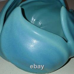 Vintage Van Briggle Art Pottery Vase Antique Turquoise Ming Blue