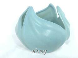 Vintage Van Briggle Arts And Crafts Art Pottery Turqoise Ming Yucca Design Vase