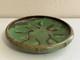 Vintage Villeroy & Boch Arts & Crafts Style Green Glazed Pottery Low Bowl