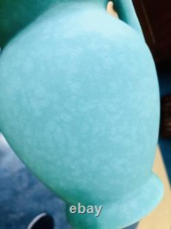 Vintage WELLER Vase/Art Pottery/Arts & Crafts/Matte Green 1920-30s /Inscribed