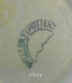 Vintage Weller Hudson Art Pottery Vase, c1920 Dbl. Handle Flowers 10 MINT