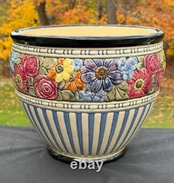 Vintage Weller Zona Eldora Chelsea Art Pottery Floral Jardiniere