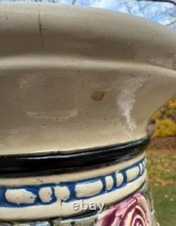 Vintage Weller Zona Eldora Chelsea Art Pottery Floral Pedestal