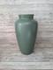 Vintage Zanesville Matte Green Arts And Crafts Pottery Vase 12