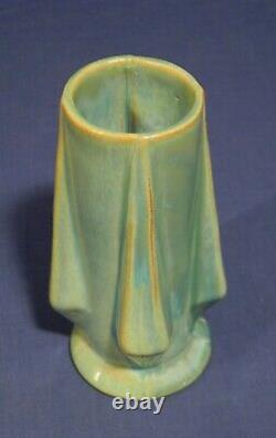 Vtg Antique Catalina Island Pottery Red Clay Arts + Crafts Vase 1929-33 Art Deco