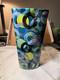 Vtg. Artist Made/signed Circular Patterned Vase 1992