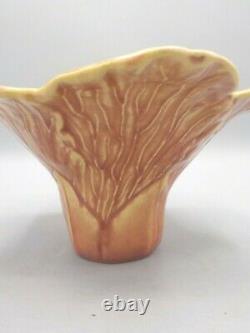 Vtg Arts & Crafts Pottery Cabinet Vase Handicraft Guild Mpls Mn Flower