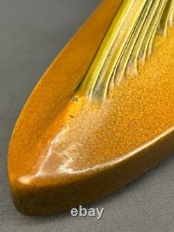 Vtg. Roseville Pine Cone 1936 Art Deco Pottery Wall Shelf / Sconce Nr. Mint