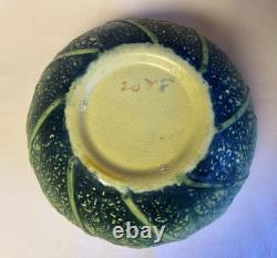 Vtg Roseville Sunflower 1930 Arts And Crafts Pottery Ceramic Bowl/Vase #208-5