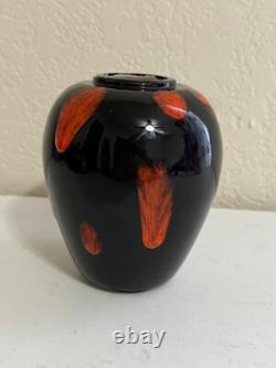 Vtg Sarah Wilson SYW Signed Chickisaw Indian Arts & Crafts Oklahoma Pottery Vase