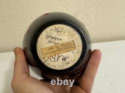 Vtg Sarah Wilson SYW Signed Chickisaw Indian Arts & Crafts Oklahoma Pottery Vase
