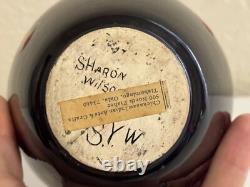 Vtg Sarah Wilson SYW Signed Chickisaw Indian Arts & Crafts Oklahoma Pottery Vase