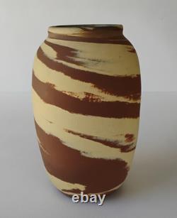 W. J. Gordy Mission Swirl Arts & Crafts Art Pottery 8 Vase