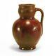 Wjw Walley Pottery Red Brown Drip Glaze 9.25 Handled Flagon Arts & Crafts