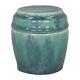Walrich California 1920s Arts And Crafts Pottery Blue Green Covered Ceramic Vase