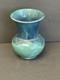 Walrich Pottery Berkeley California Arts & Crafts Vase Blue Withmicro Crystalline