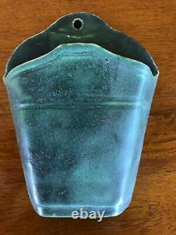 Walrich Pottery Wall Pocket Berkley California 1920's Arts and Crafts / Mission