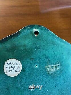 Walrich Pottery Wall Pocket Berkley California 1920's Arts and Crafts / Mission