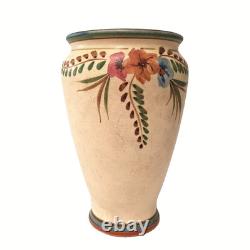 Weller Bonito Vase Hand Painted Floral Arts Crafts Pottery Ohio Antique