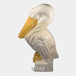 Weller Brighton Pelican Tall Ceramic Garden Ornament Statue
