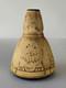 Weller Burntwood Arts & Crafts Art Pottery Rare Scarab & Lion 6 Vase